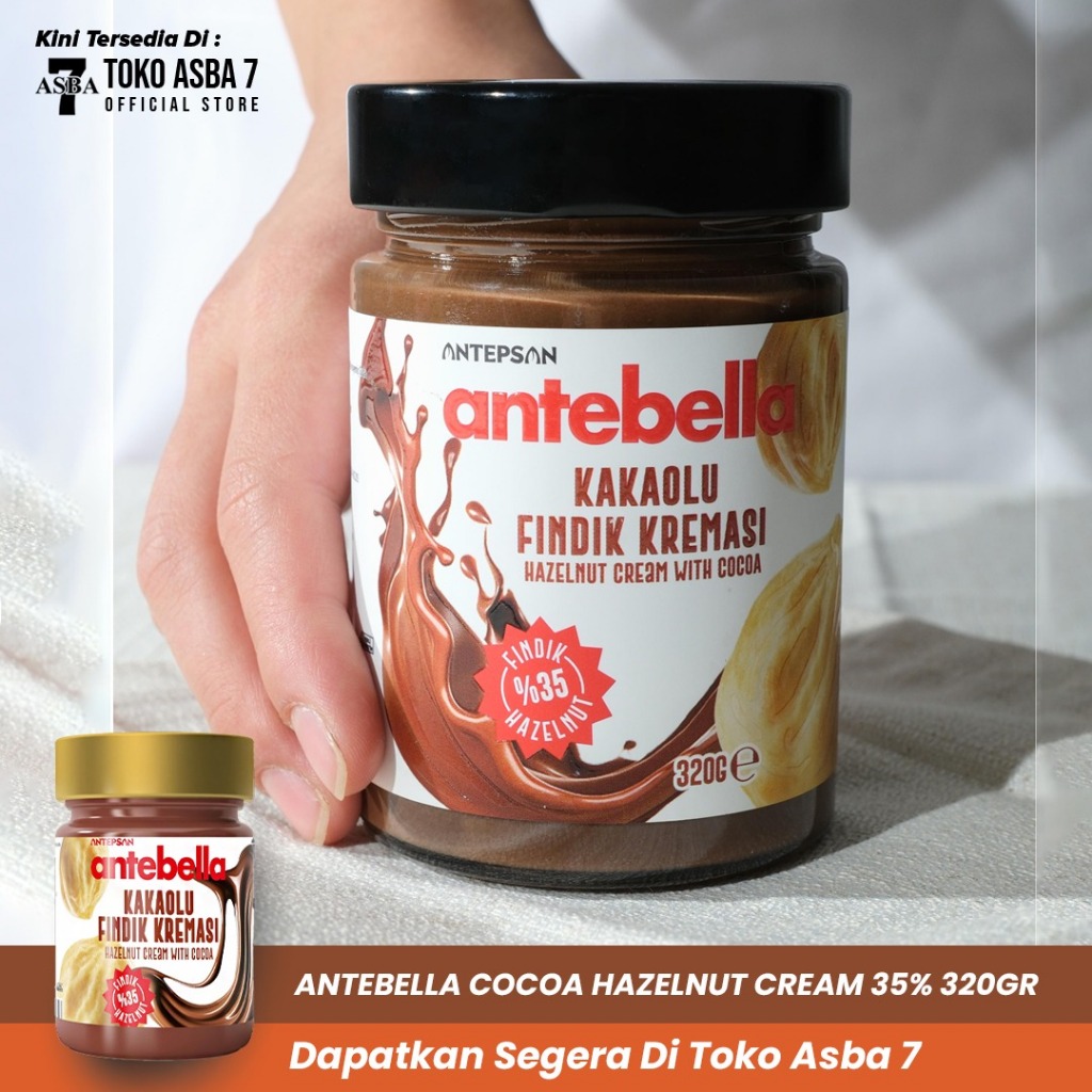 

ANTEBELLA COCOA HAZELNUT CREAM 35 320GR