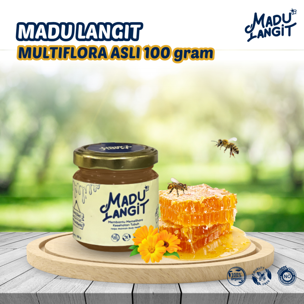 

Madu Murni multiflora Asli 100 gr Madu Langit