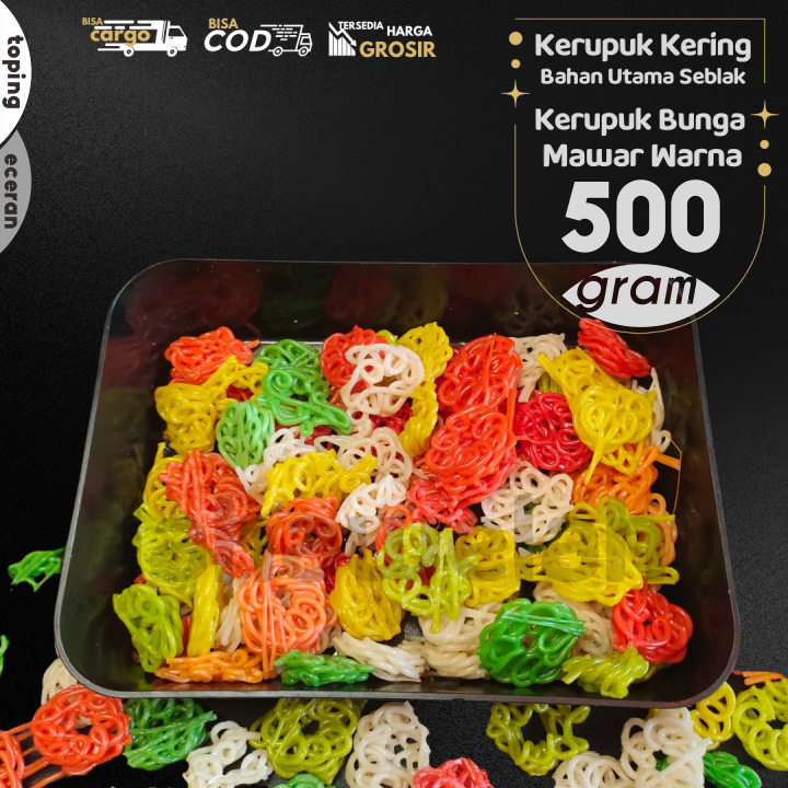 

Kerupuk Mawar isi 500g by Lahawelah