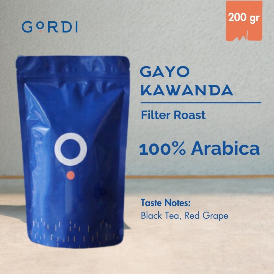 

Gordi Kopi Arabika Gayo Kawanda Single Origin 100% Arabica - Pouch 200gr