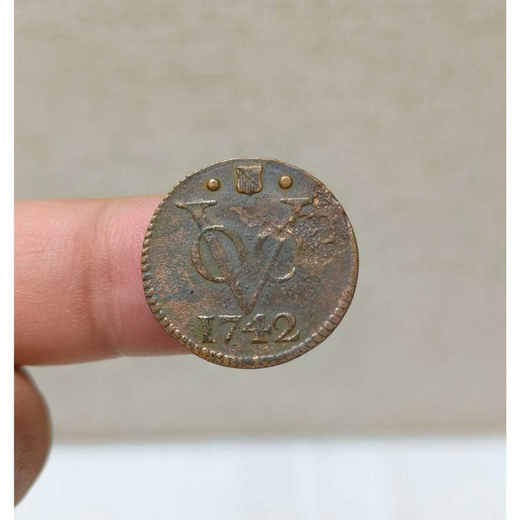 Koin Kuno Jaman VOC Belanda 1742
