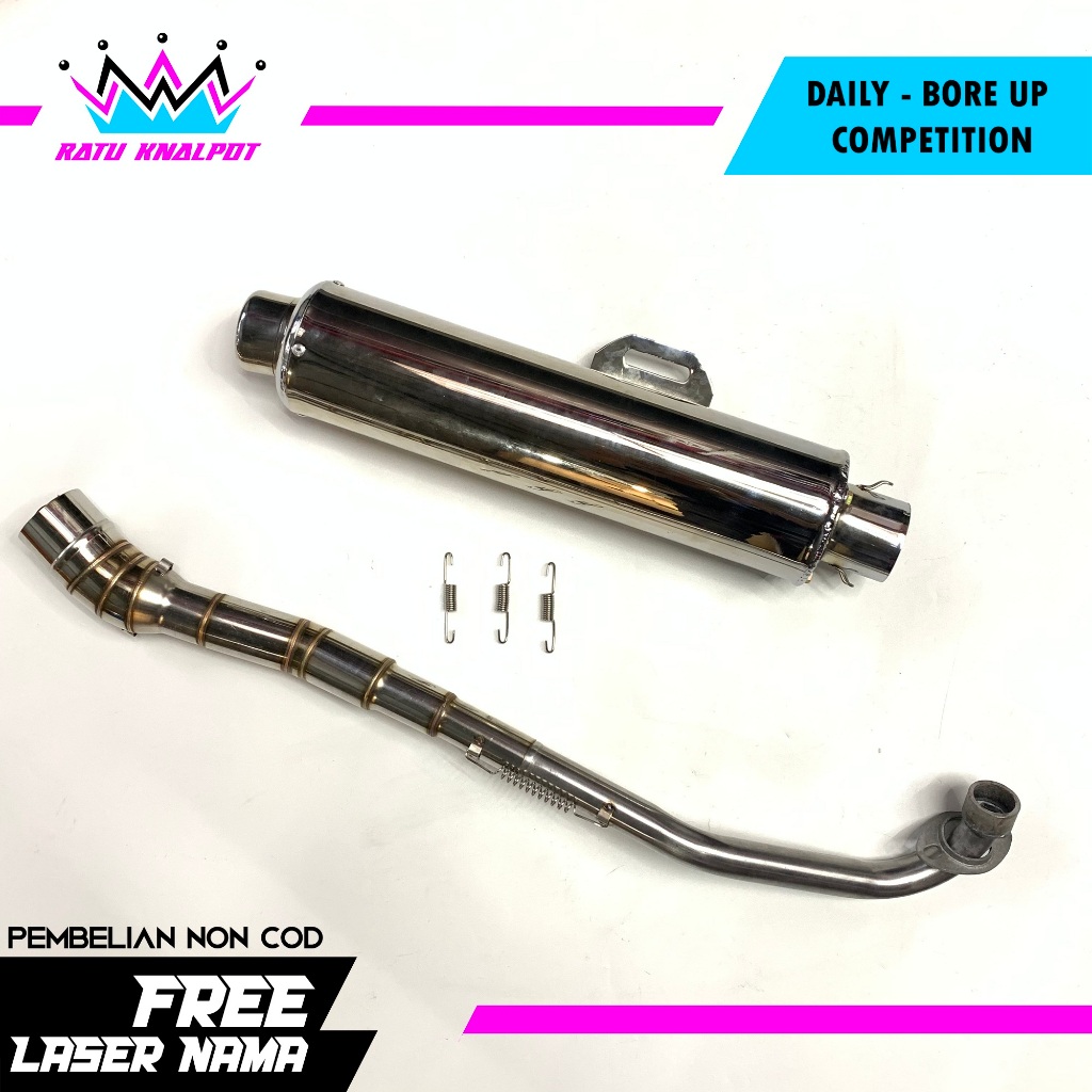 KNALPOT CKD SUARA BOBOK SUPRA X,SUPRA FIT,SUPRA125,REVO FIT, REVO ABSOLUTE DLL