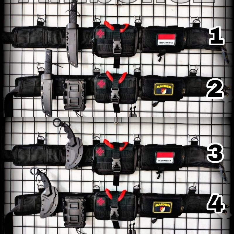 Kopel Set Tactical Tni Lengkap Model Terbaru/Kopel Tactical
