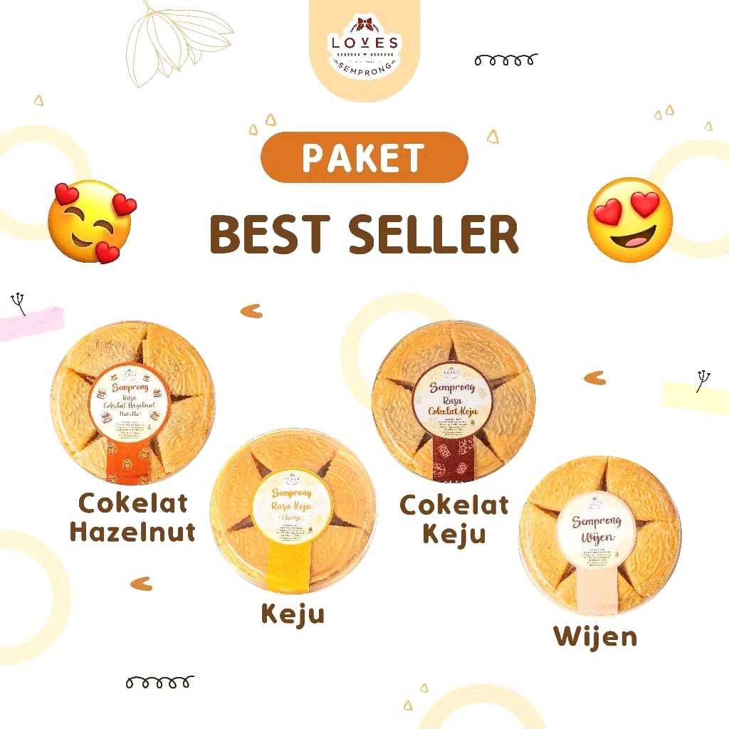 

LOVES SEMPRONG PAKET BEST SELLER KUE KERING SEMPRONG ENAK