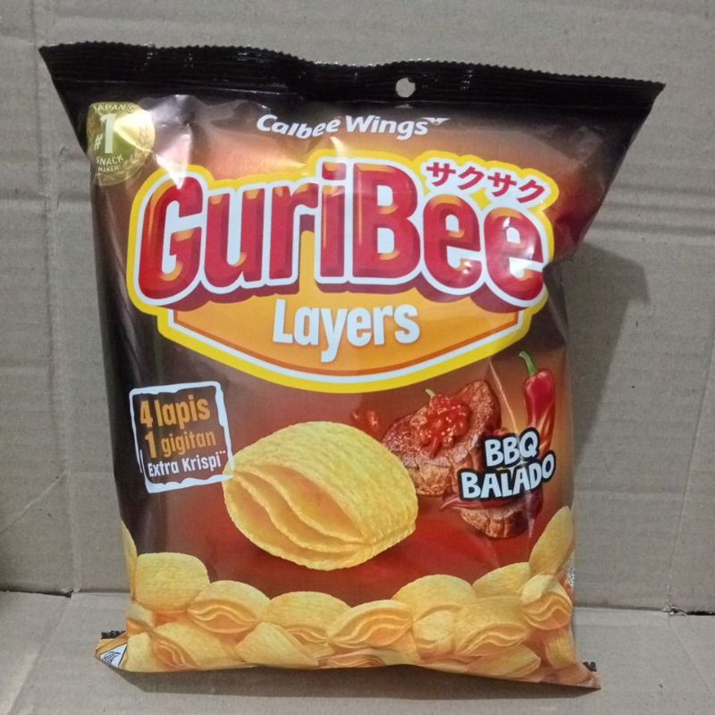 

Guribee Layers BBQ Balado 65g