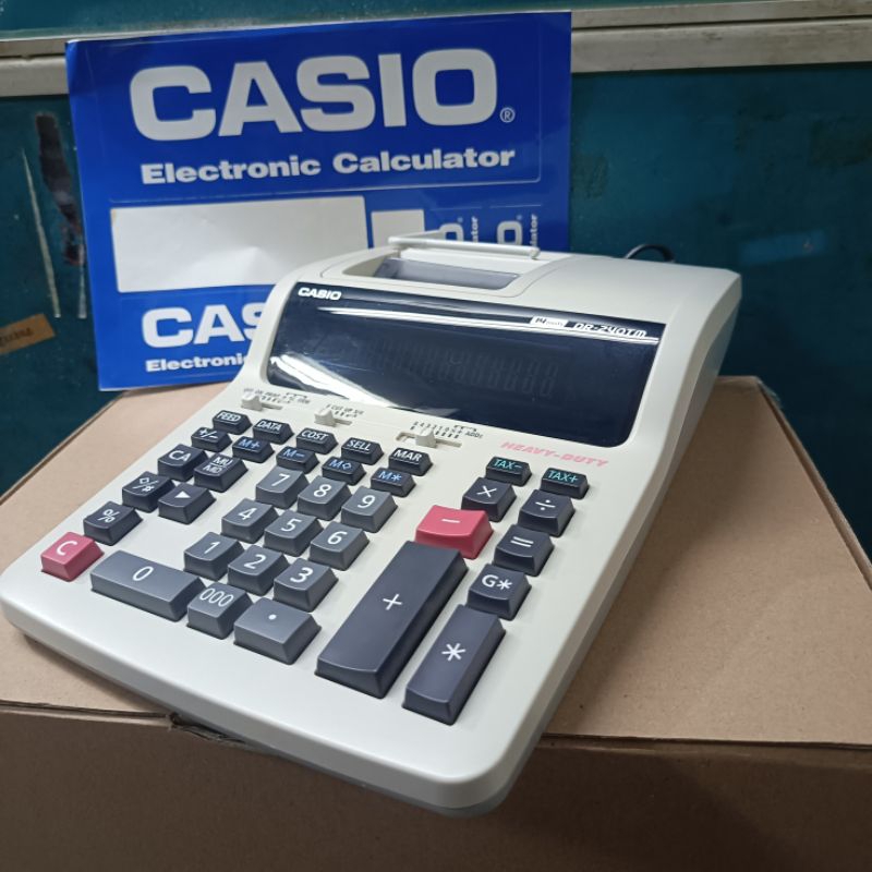 

Kalkulator Printing -Callculator Kasir CASIO DR 240TM - REAL PICTURE -BERGARANSI-DISPLAY ETALASE TOKO