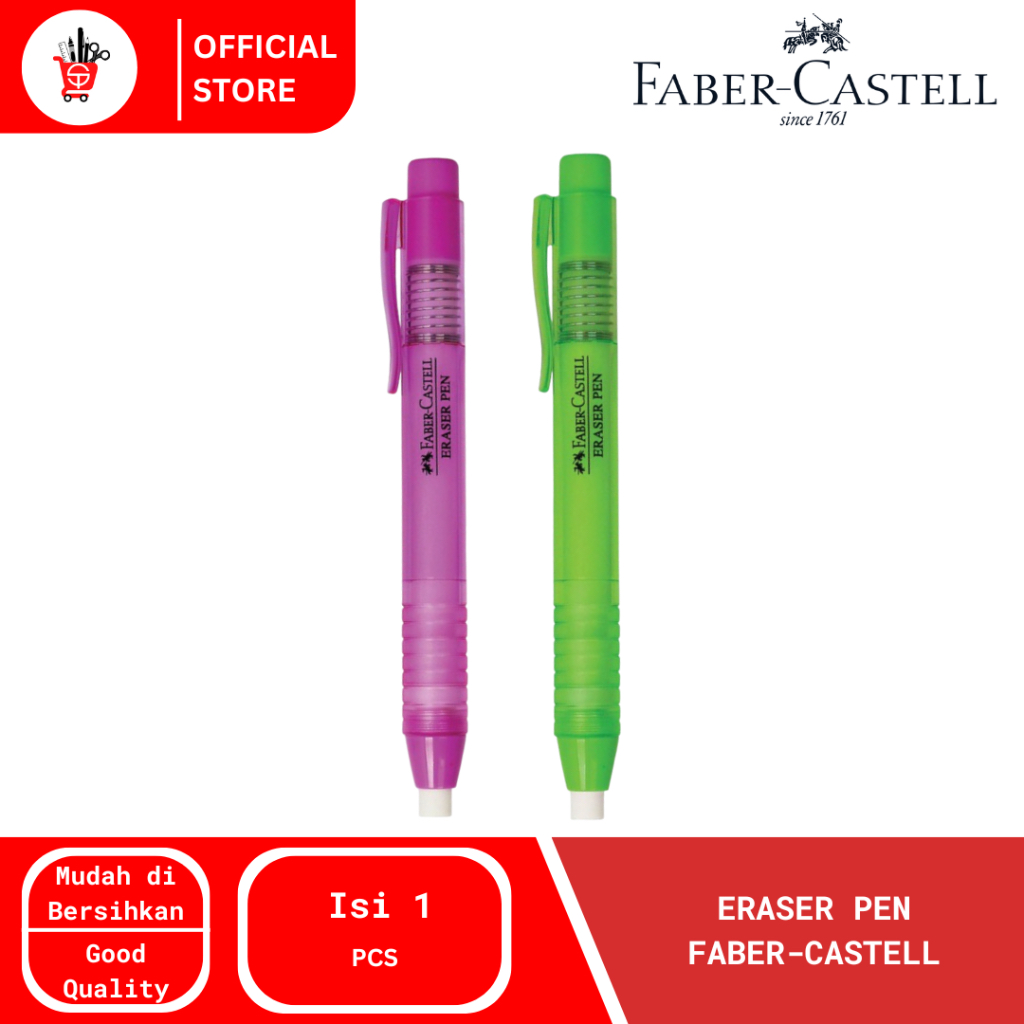 

Stip | Penghapus | Eraser Pen Faber-Castell 583937/583963 (1 PCS)