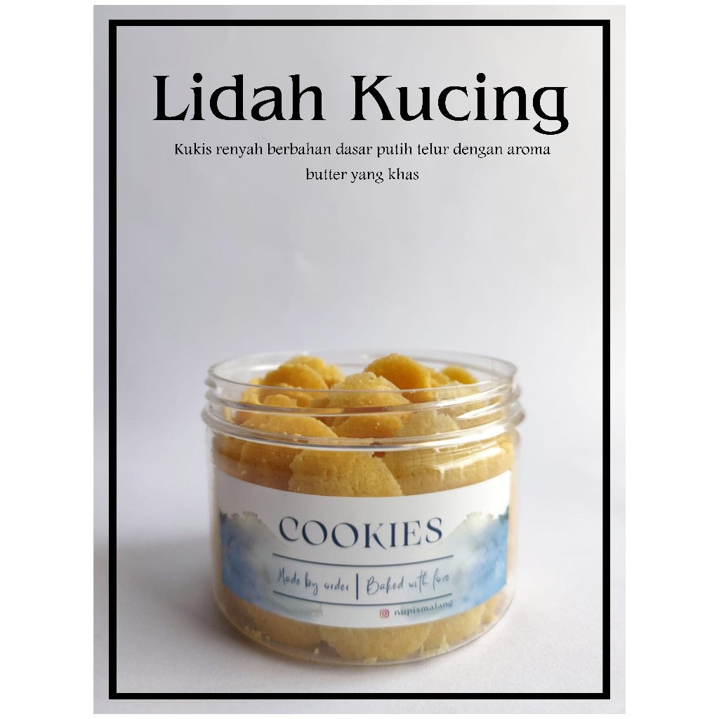 

Kue Kering Lidah Kucing (Small Size)