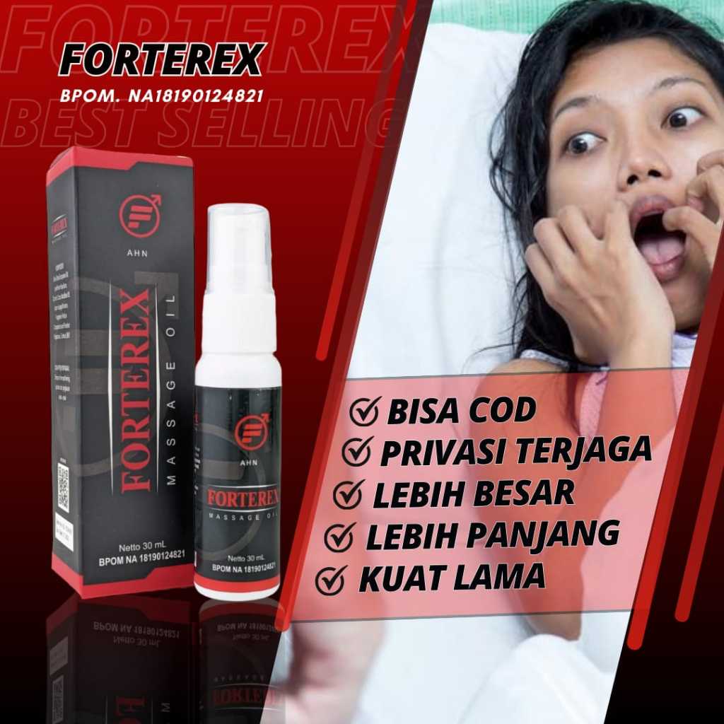 BEST MASSAGE FORTEREX OIL Penambah UK Jonny 100% ORIGINAL TERDAFTAR DI BPOM RI