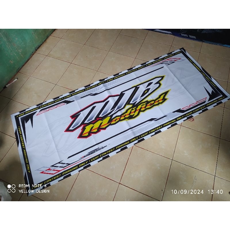 BANNER KARPET ALAS MOTOR KONTES CUSTOM