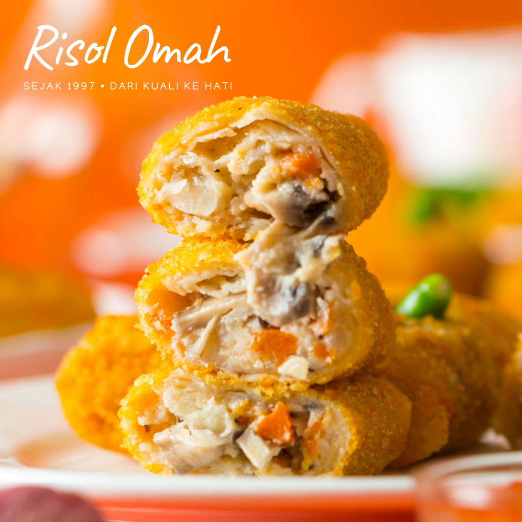 

FROZEN Risol Premium Mushroom | Risol Omah Isi 6 Pcs