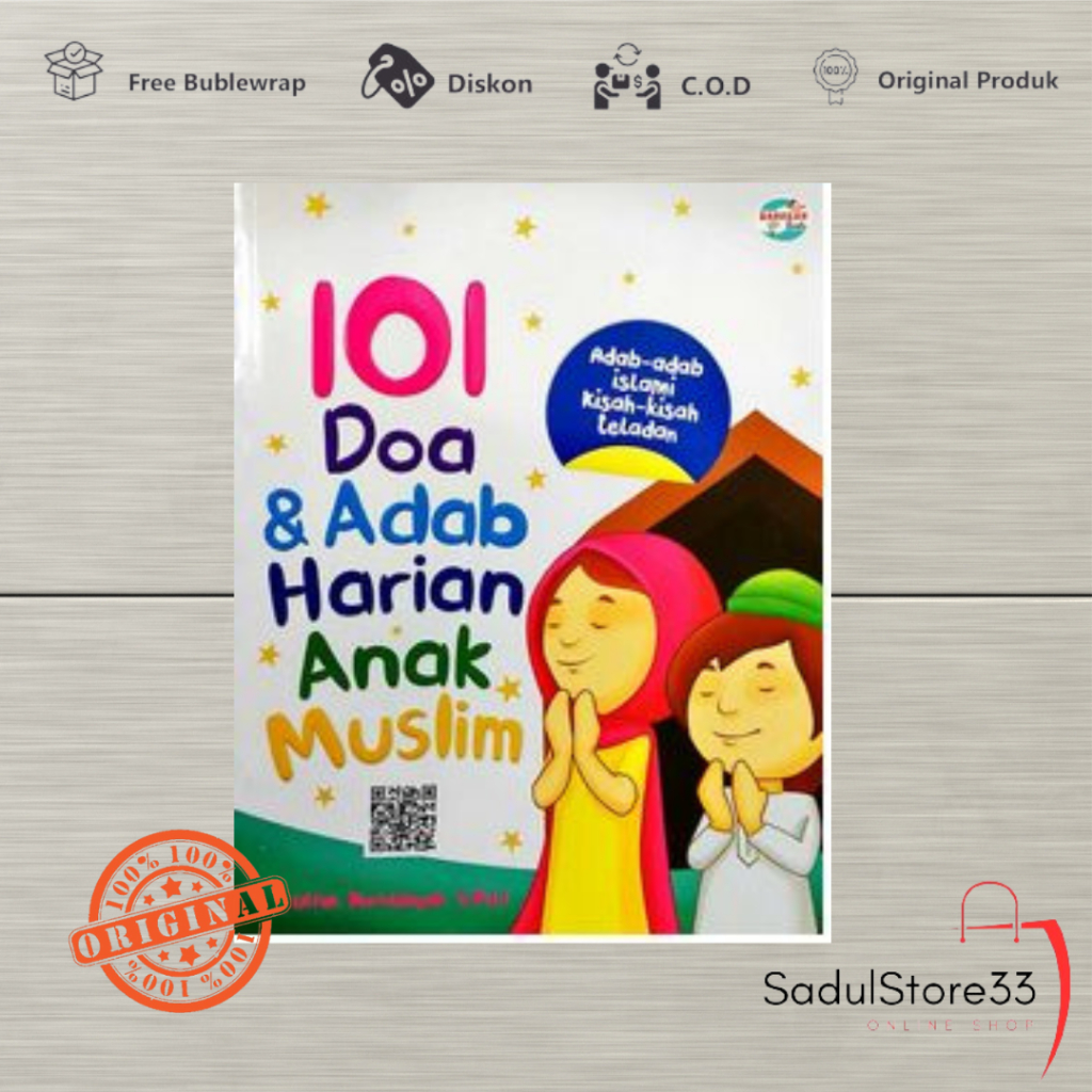 BUKU ANAK ISLAMI - 101 DOA ADAB HARIAN ANAK MUSLIM