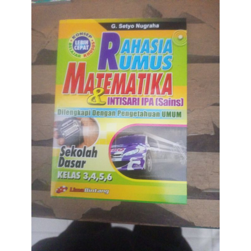 Rumus matematika dan IPA SD