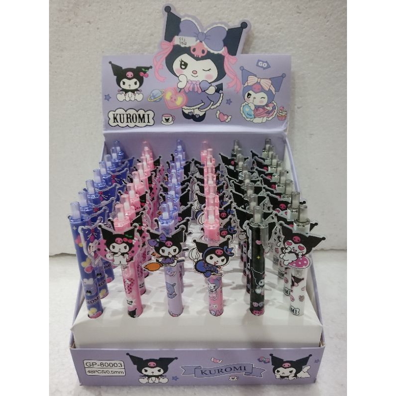 

Bolpoin Gel Cetekan Kuromi GP-8003 isi 48 pcs/ktk