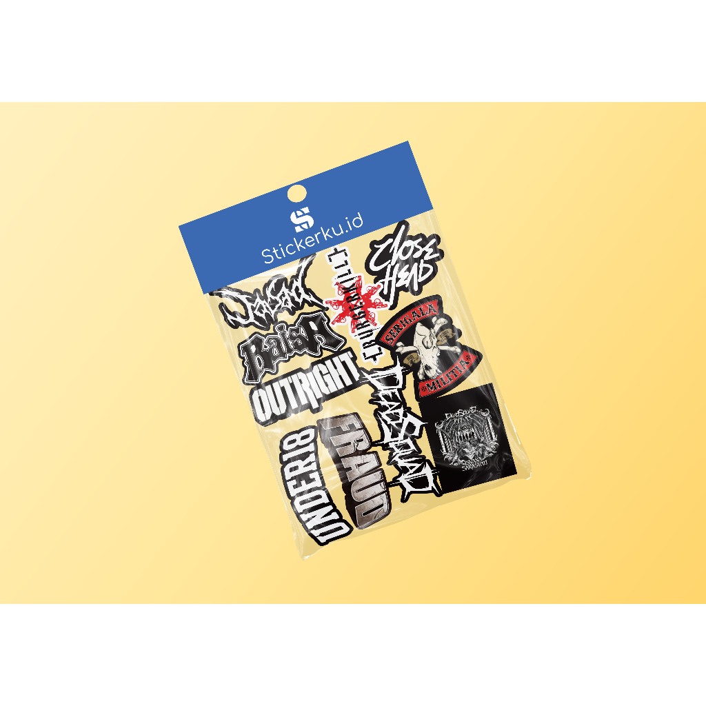 

Sticker Pack Band Lokal Indie Stiker Seringai Laptop Aesthetic