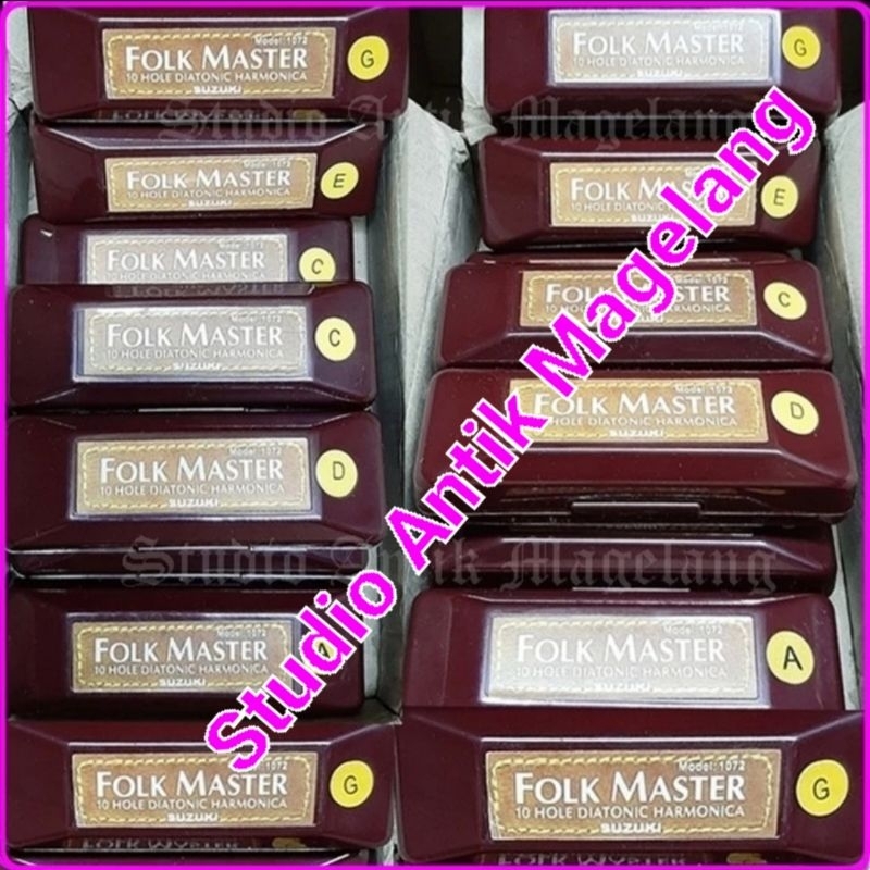 Suzuki Folk Master - 22700 - Original Suzuki - HARMONIKA DIATONIK SUZUKI FOLK MASTER - HARMONICA SUZ