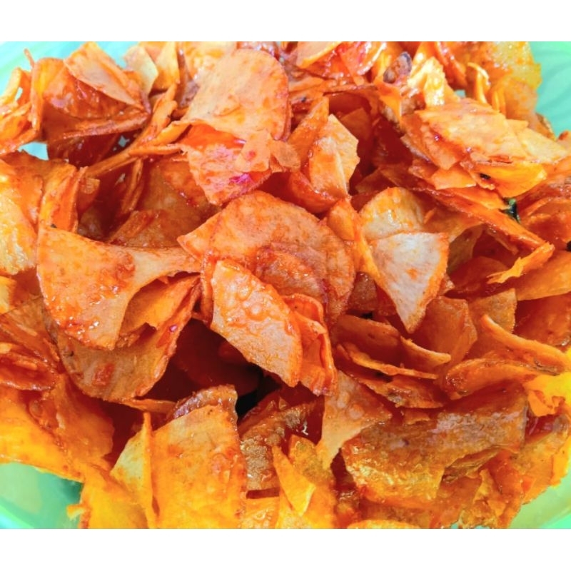 

Keripik Singkong Bumbu Rujak / Keripik Singkong Pedas 500 gr