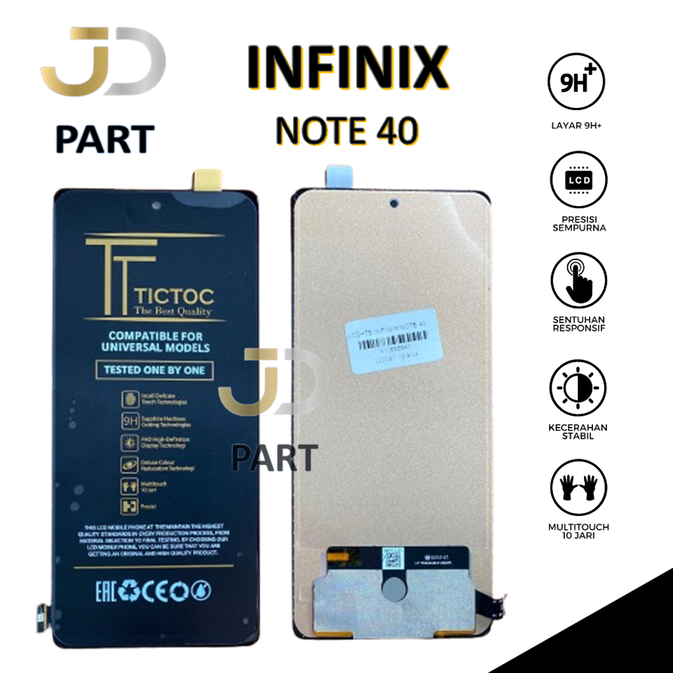 LCD TOUCHSCREEN INFINIX NOTE 40 FULLSET ORIGINAL