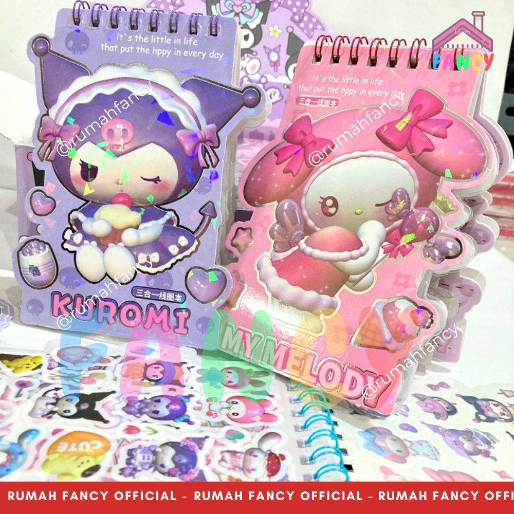 

Notes Sticker Buku Koleksi Sticker / STIKER BUKU DIY SERI CY-DG Motif KUROMI / MELODY / CINAMOROLL AESTHETIC JURNAL STICKER BOOK