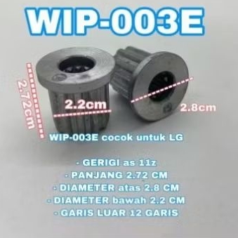 INTI PULSATOR MESIN CUCI LG KUALITAS TERBAIK