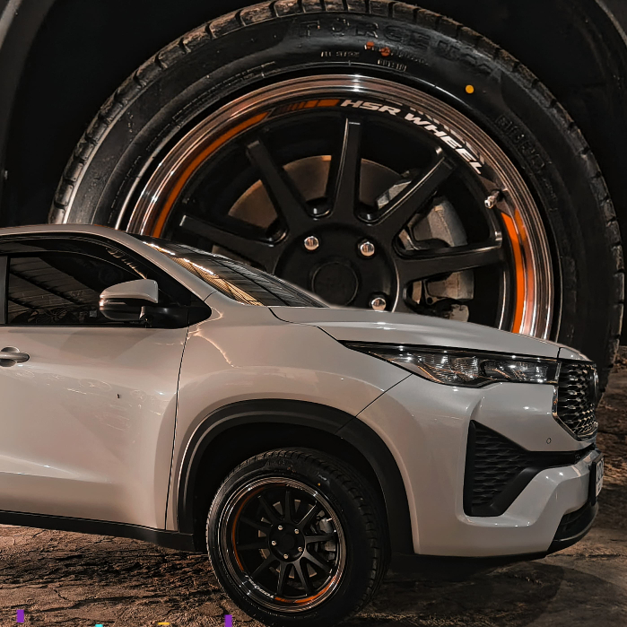 Velg Pelg Mobil Toyota Innova Zenix Ring 17 Paket Ganteng Lubang 5x114,3 Lebar 9 Et 22 Plus Ban Ukur