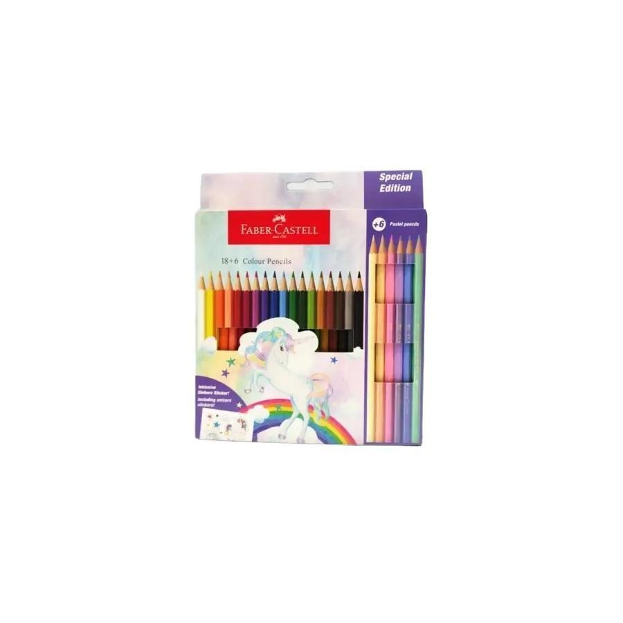 

Faber Castell Colour Pencil Special Edition Unicorn / Dino 1224 Colour RB9