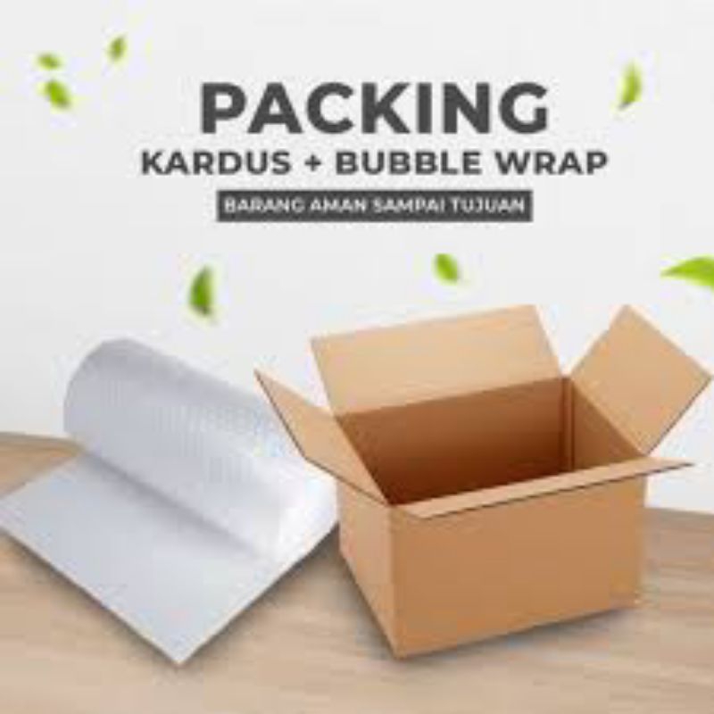 

bubble wrap dan kardus