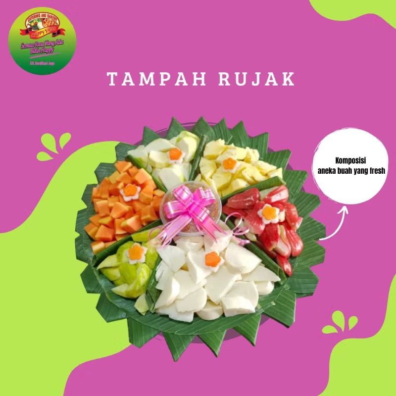 

Rujak Tampah/Rujak Buah/Rujak Buah Tampah/paket Rujak