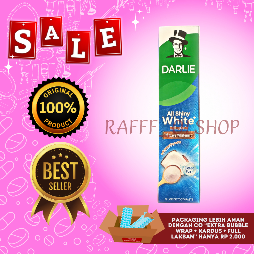 DARLIE ALL SHINY BAKING SODA 140 GRAM | PASTA GIGI DARLIE