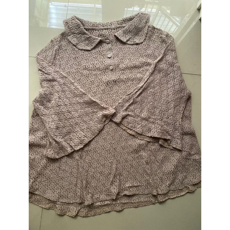 PRELOVED | blouse brukat