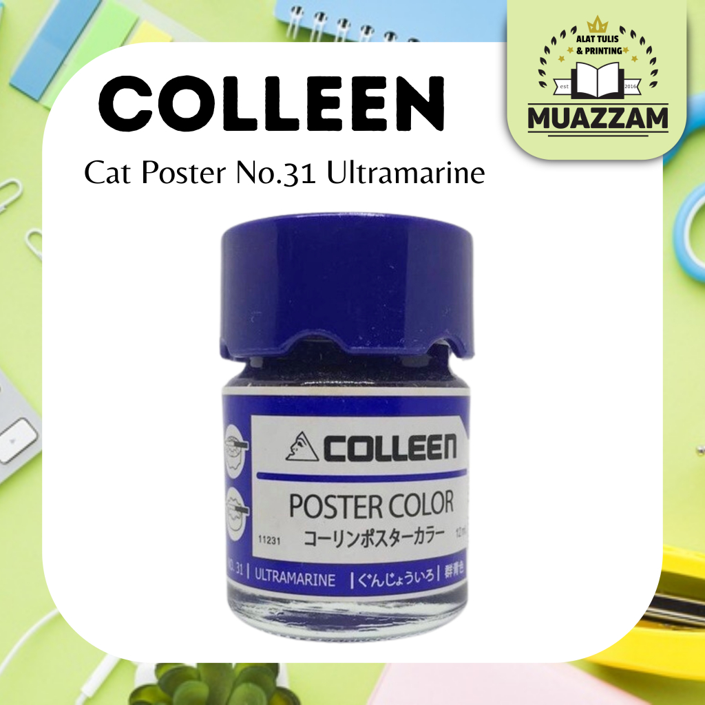 

Colleen Cat Poster No.31 Ultramarine