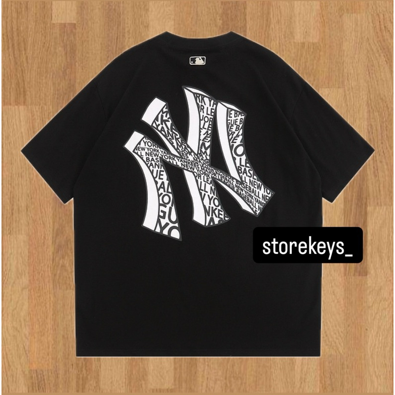 

(FREE PAPPER BAG) KAOS MLB PREMIUM TSHIRT MBL BLACK WHITE