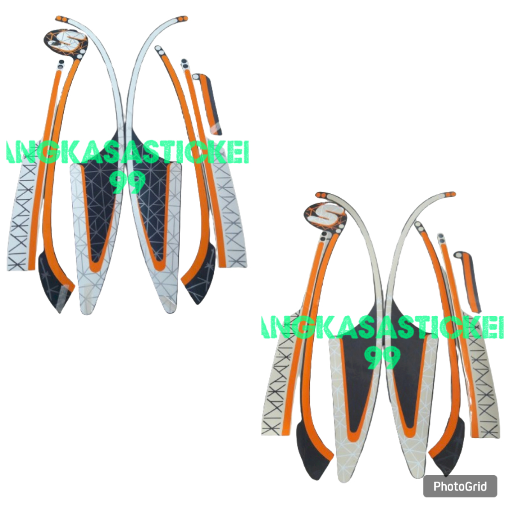 sticker striping body motor honda scoopy fashion 2022 standart fullset