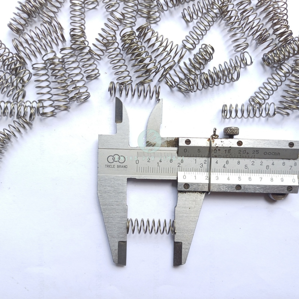 Per Spring Tekan 0,6mm Stainless Panjang 21mm