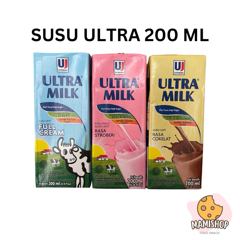 Susu Ultra Milk 1 dus isi 24 pcs