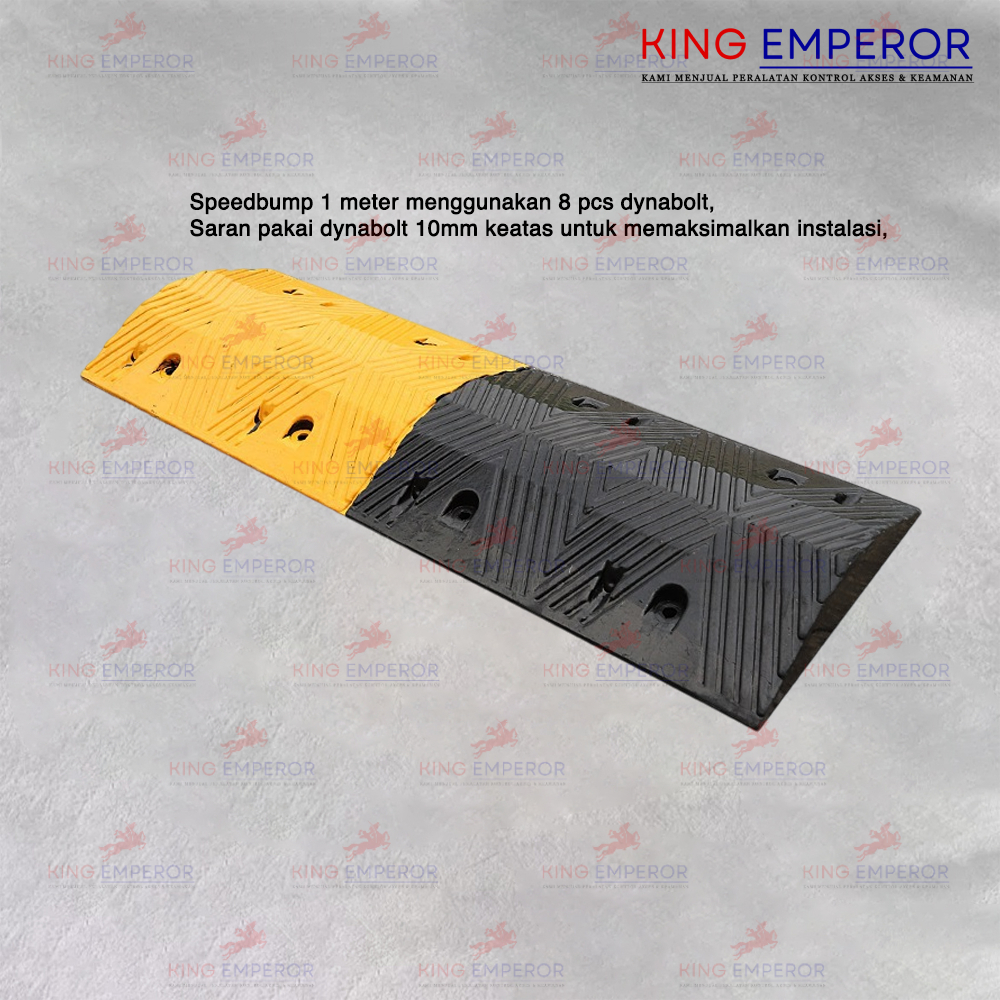 Rubber Speedbump 1M 7CM / Karet Polisi Tidur 1M 7CM