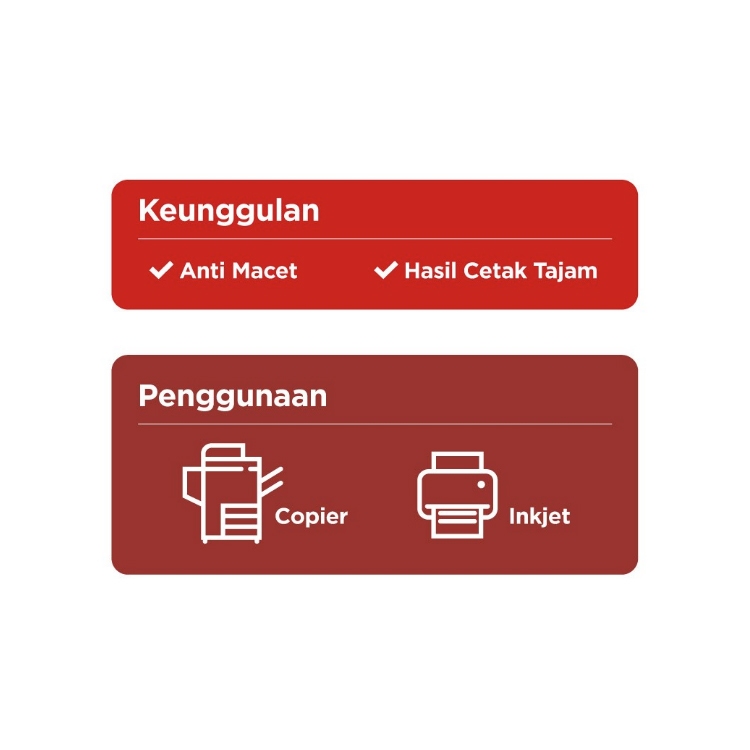 

Ay00! Kertas HVS AONE A4 F4 70 Gram 1 Rim 500 Lembar