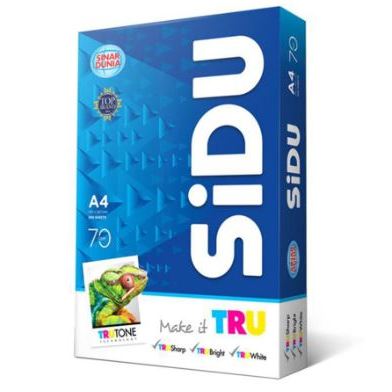 

Sidu Kertas Fotocopy 70 GSM A4 Kertas HVS Putih ATK