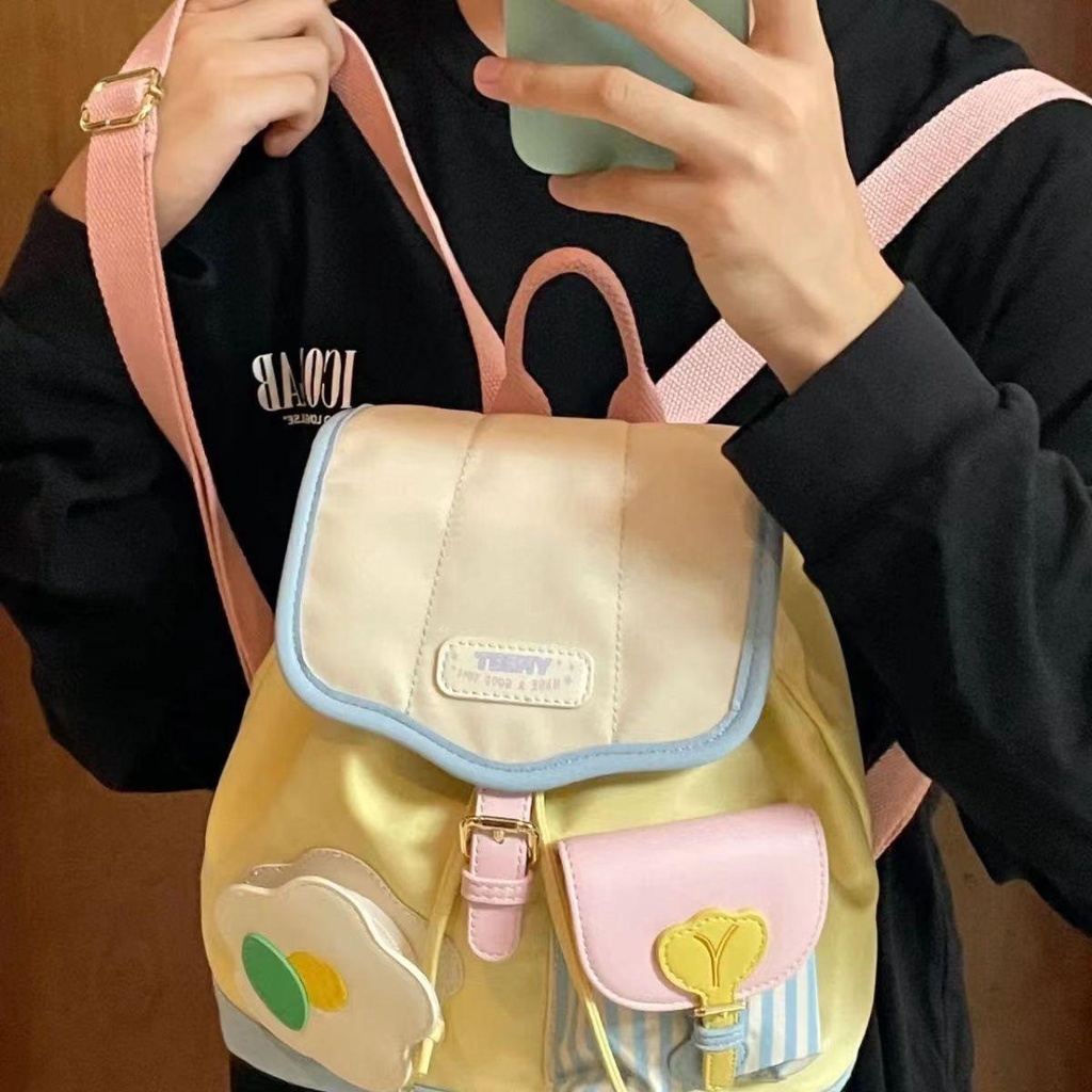 branded Tas bahu korea import fashion wanita tas ransel genggam lucu kapasitas besar backpack kekini