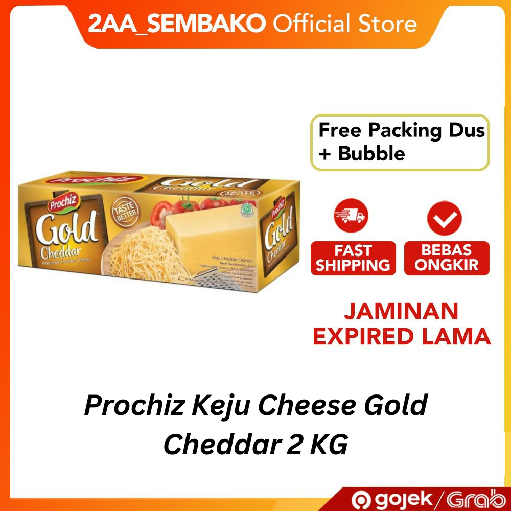 

Prochiz Keju Cheese Gold Cheddar 2 KG