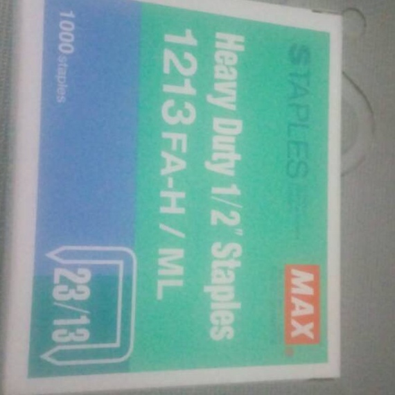 

PRODUCT IMPOR ISI STAPLER BESAR 1213MERK MAX