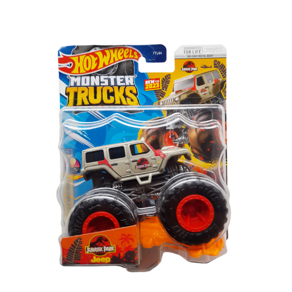 Hot Wheels Monster Trucks Jurassic Park Jeep Wrangler