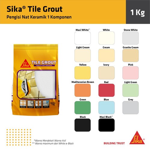 Semen Pengisi Nat Sika Tile Grout 1 Kg