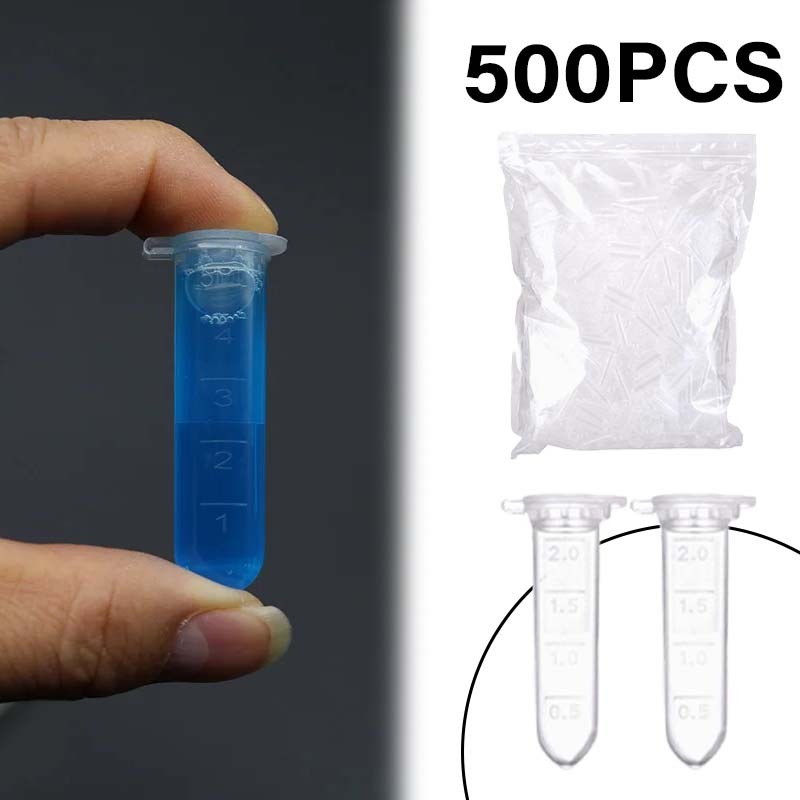 Sentrifuse Tube 2ml Tube Sentrifuge 500pcs Tabung Sentrifuge Centrifuge Tube Eppendorf Tube Autoclav