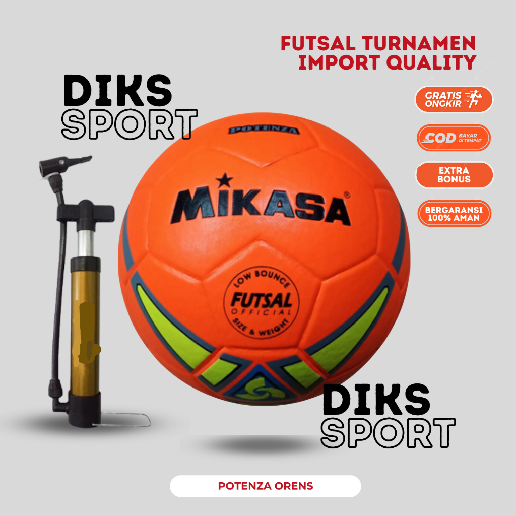 Molten BOLA FUTSAL FLIGHT PREMIER LEAGUE | Size 4 | Bola Sepak Bola Kaki Original Import