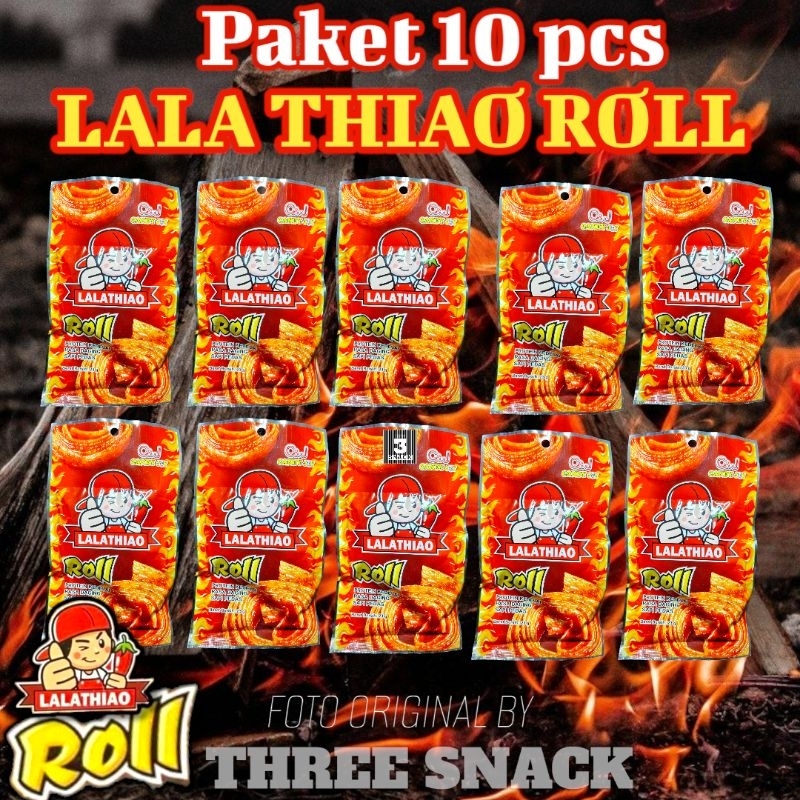 

[ BARU ] PAKET HEMAT 10 BUNGKUS LATIAO ROLL LALA THIAO ROLL [ 10 PCS ]