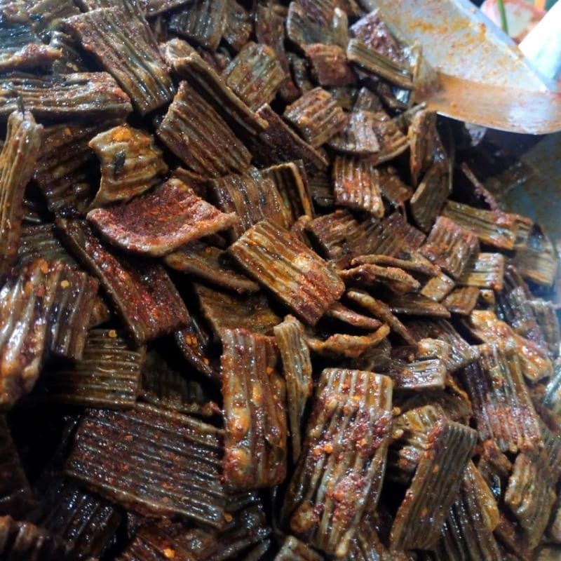 

seblak kering kerupuk jengkol