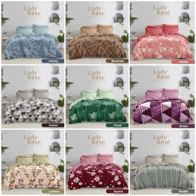 Bedcover Ladyrose 160x200 / Bedcover Lady Rose 160x200 Bed Cover Set