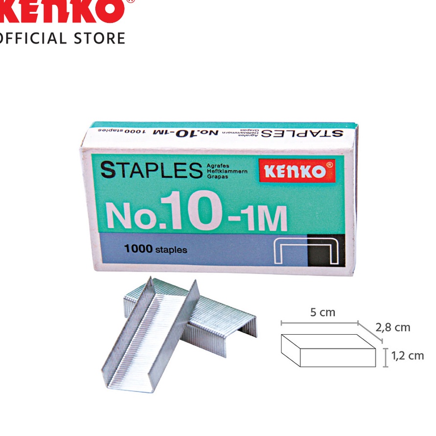 

ORIGINAL SOS Isi Staples Kecil KENKO No 1 2 ktk Isi Stapler