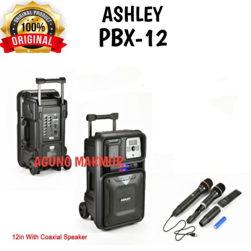 Speaker Aktif  Portable Ashley PBX-12 Original 12 inch - Speaker portable Ashley PBX 12 - speaker ak